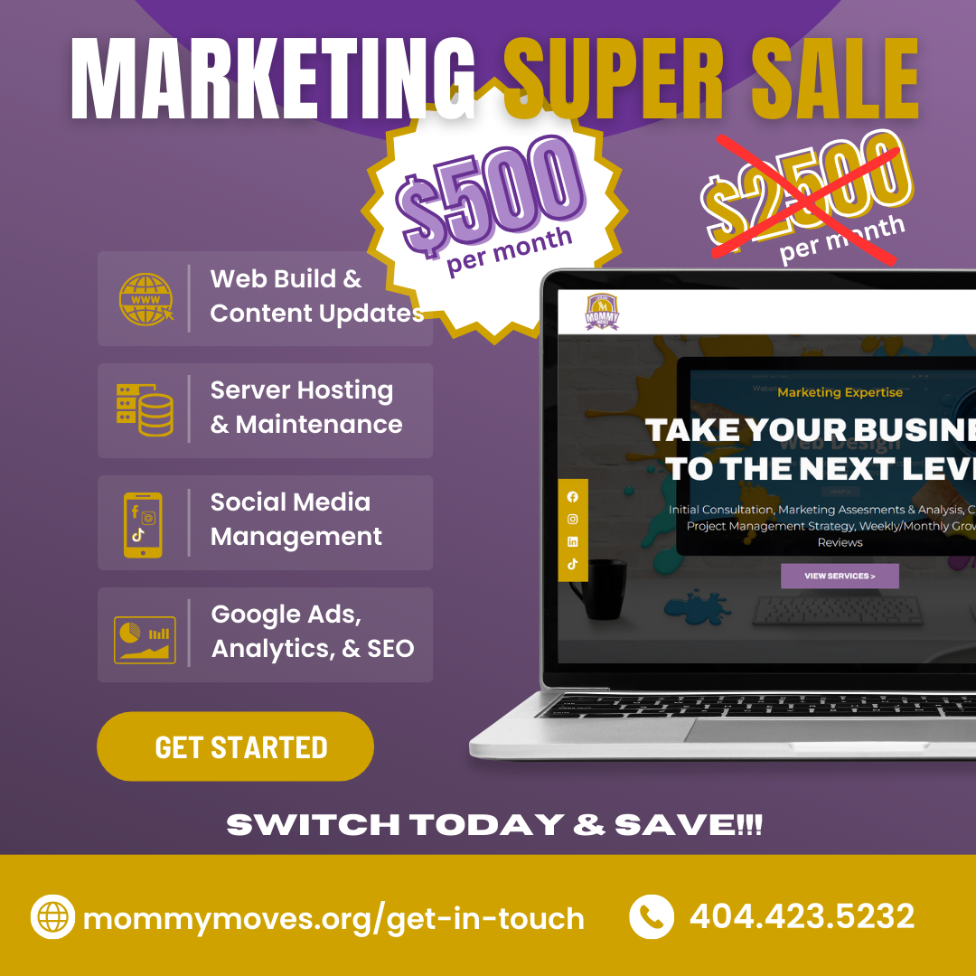 Memphis Web Developer, mommy moves, web design, memphis marketing