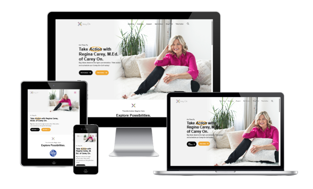 queen of action, regina carey website, regina carey